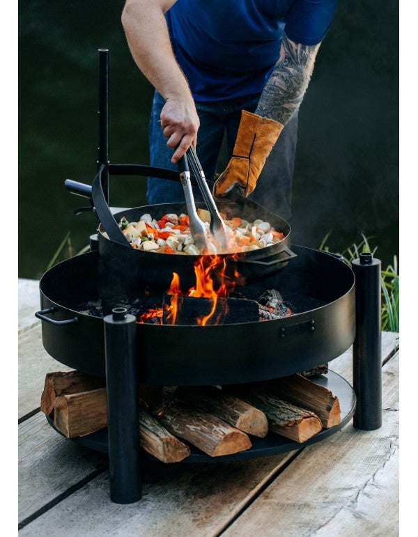 Extra stekpanna med kant till Montana X & Bandito eldstad