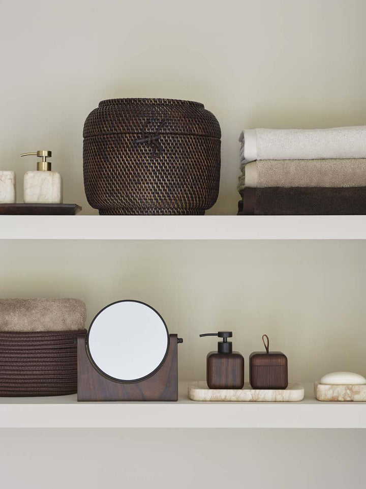 Ebony spejl til bord