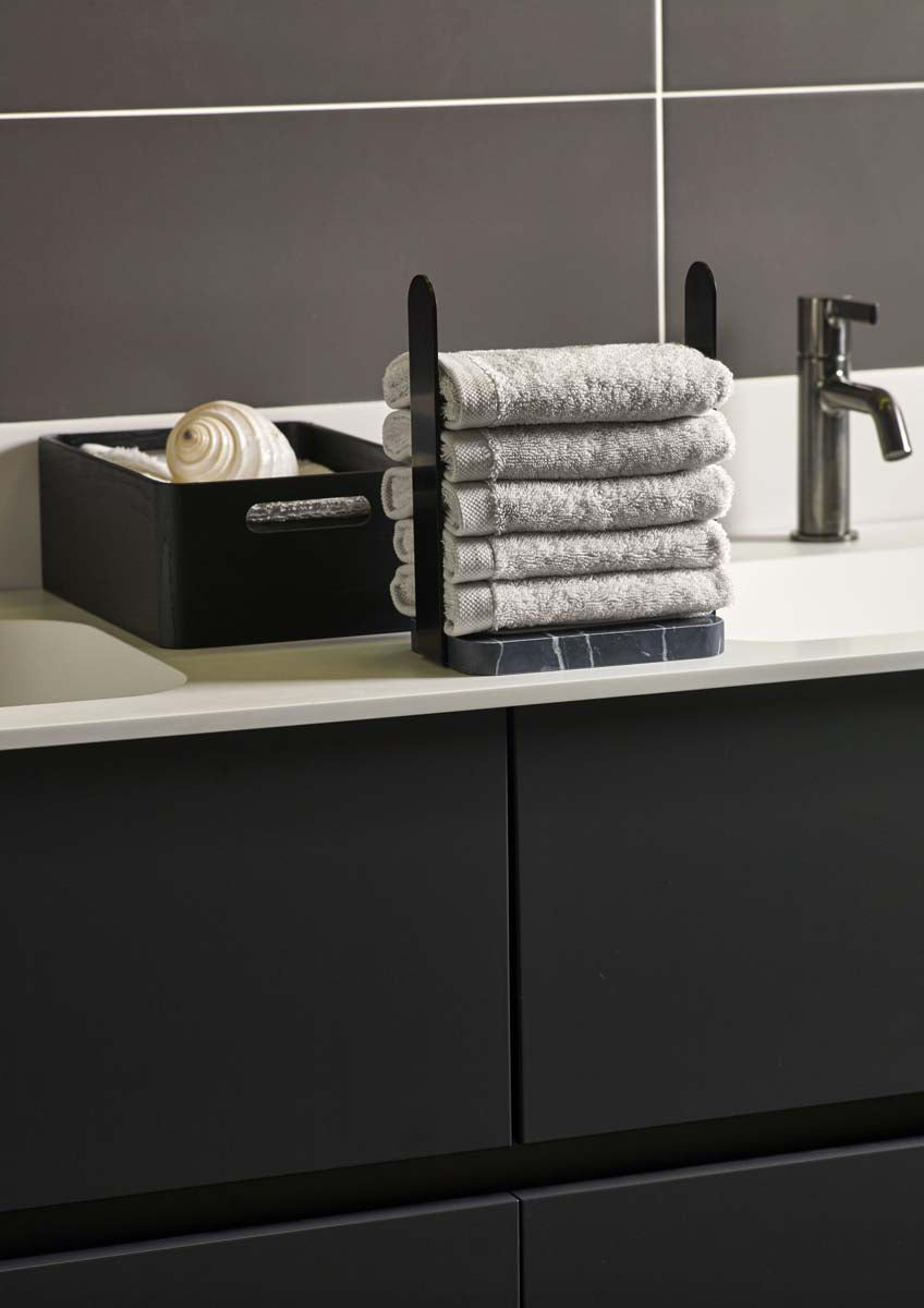 Nero handdukshållare för gäster - Svart