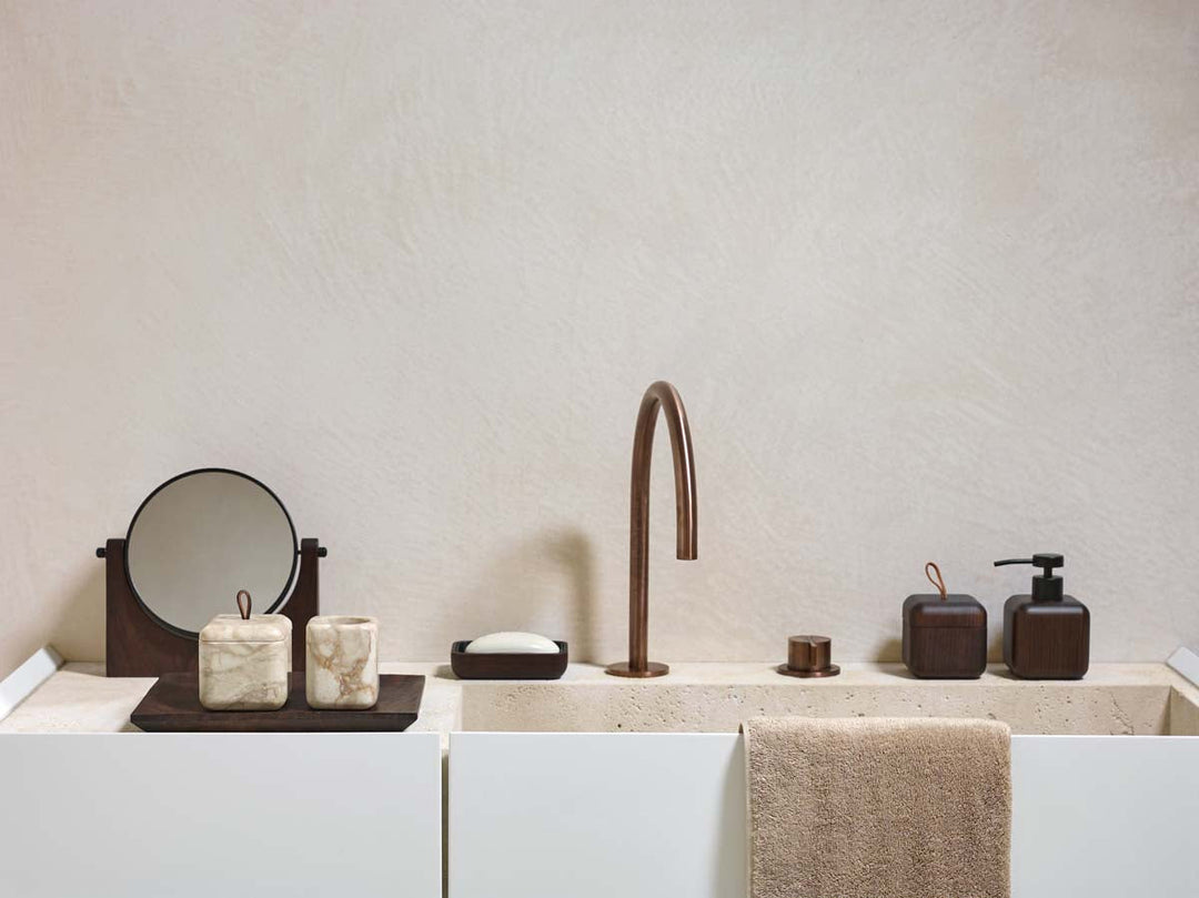 Ebony badeserie Aquanova brun træ