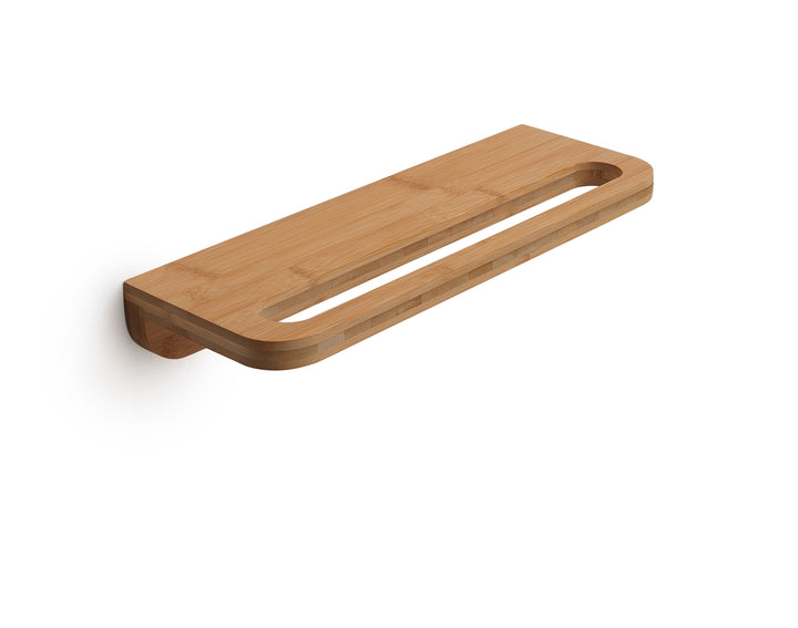 Hylla/handdukshållare i Himalayabambu