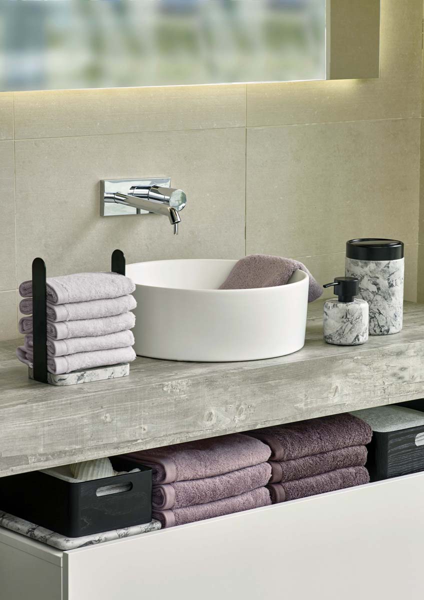 Nero handdukshållare för gäster - Vit