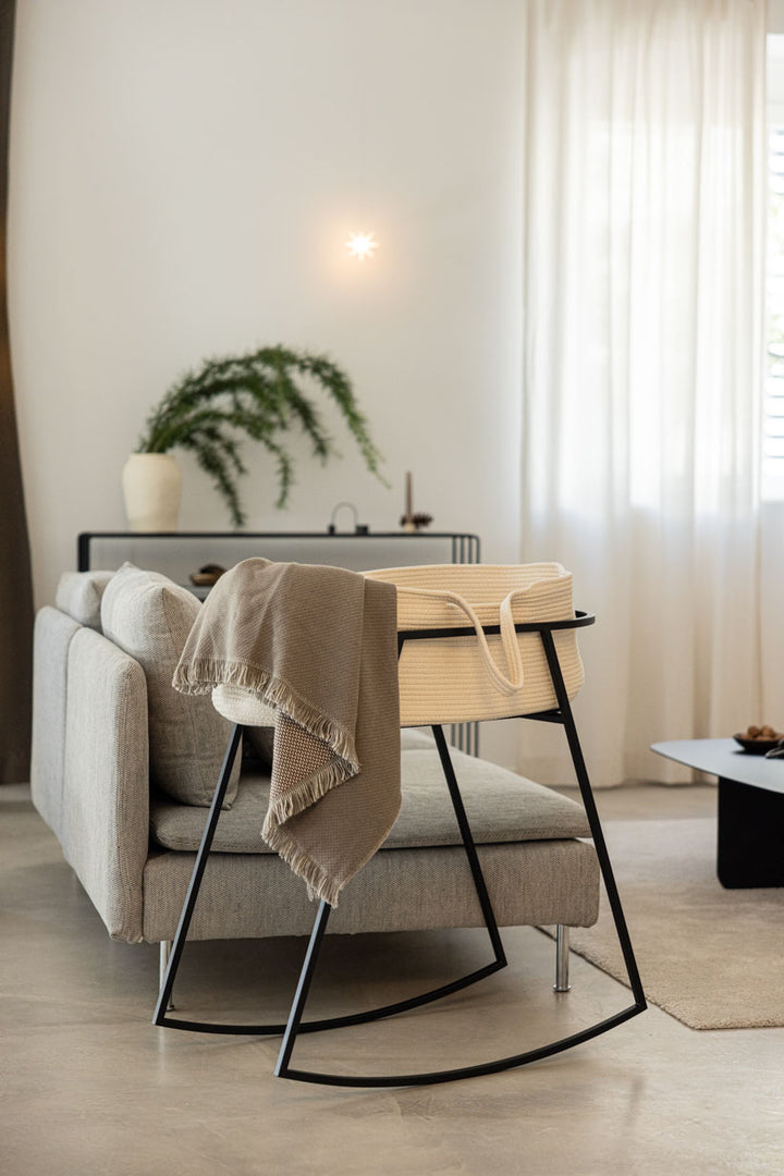 Korsina Babyvagga - Svart