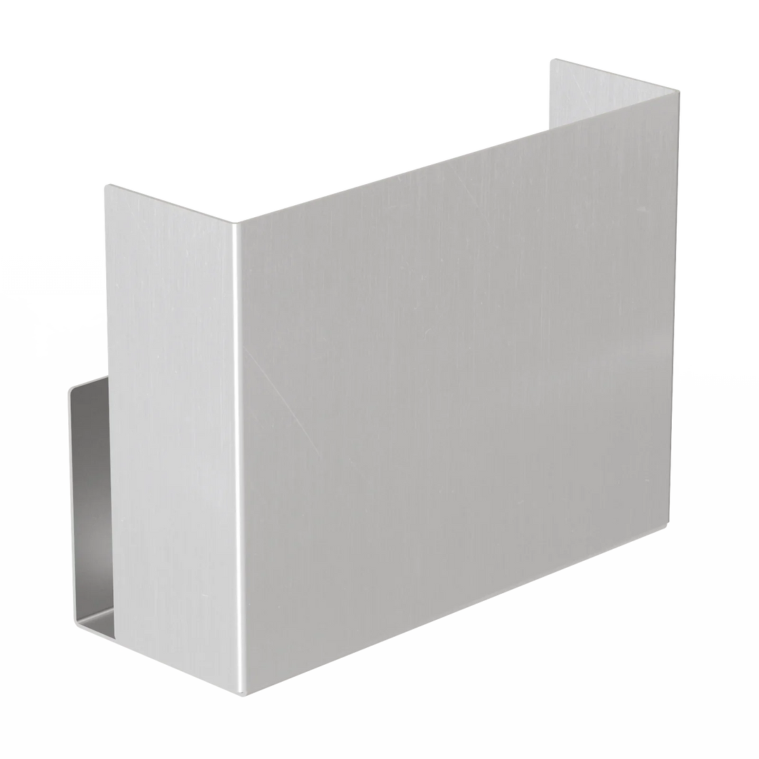 Papirdispenser fra fink i børstet stål