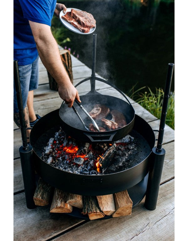 Extra stekpanna med kant till Montana X & Bandito eldstad