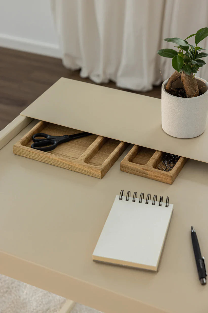 Donna skrivbord - Krämfärgat