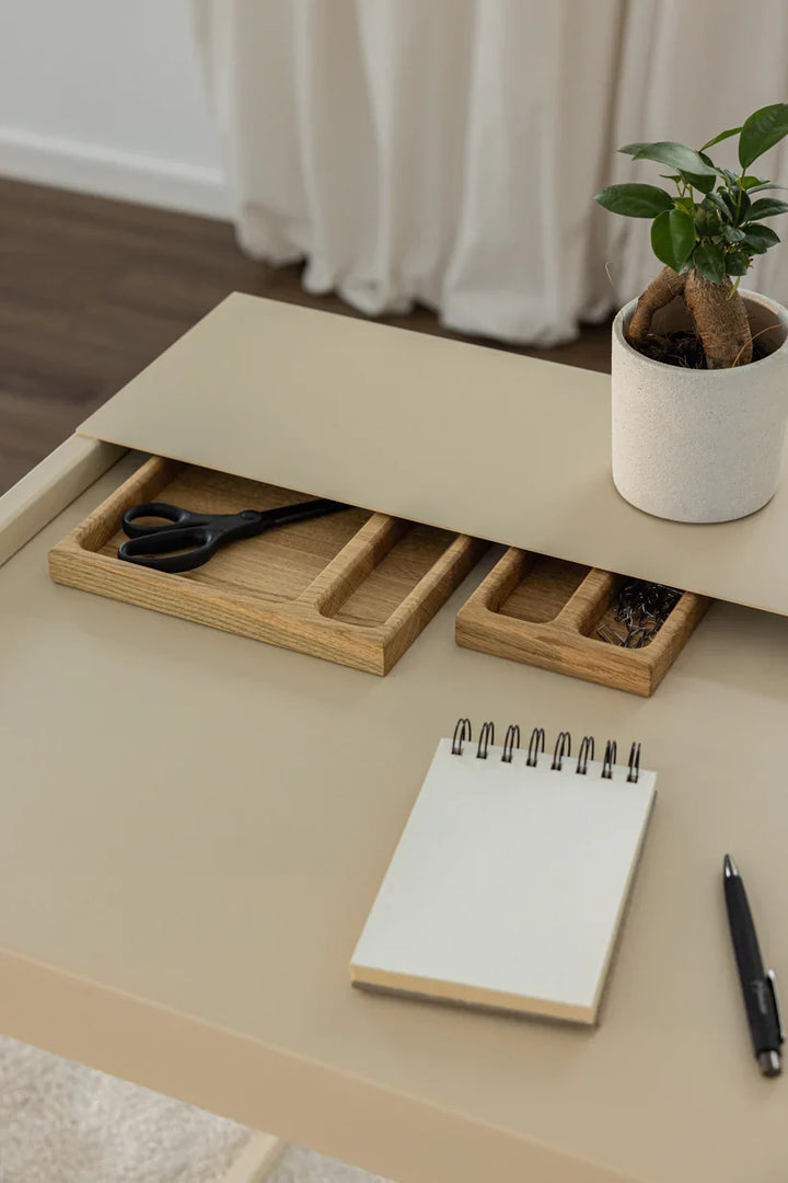 Donna skrivbord - Krämfärgat