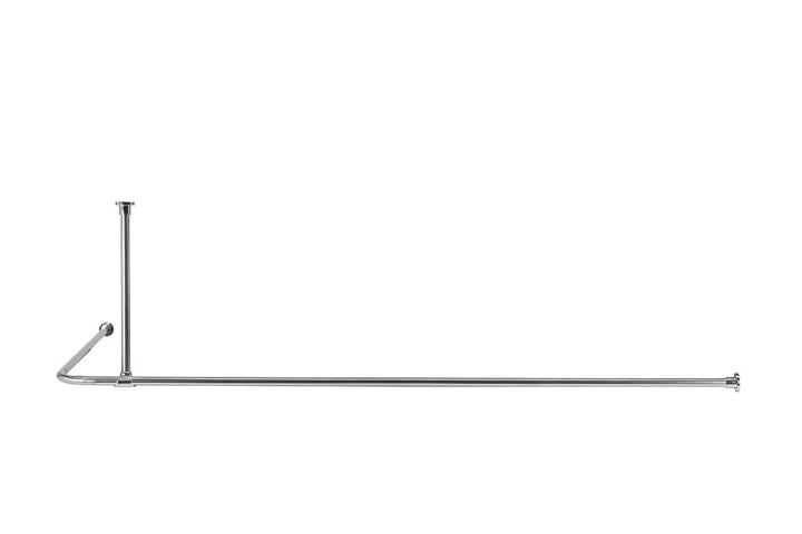 Kvalitetsgardinstång L-form 200 x 100 cm