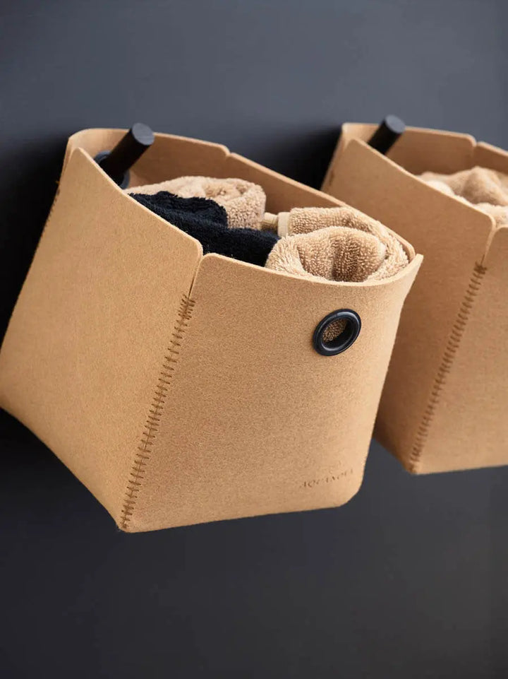 Opbevaringskurv til væg