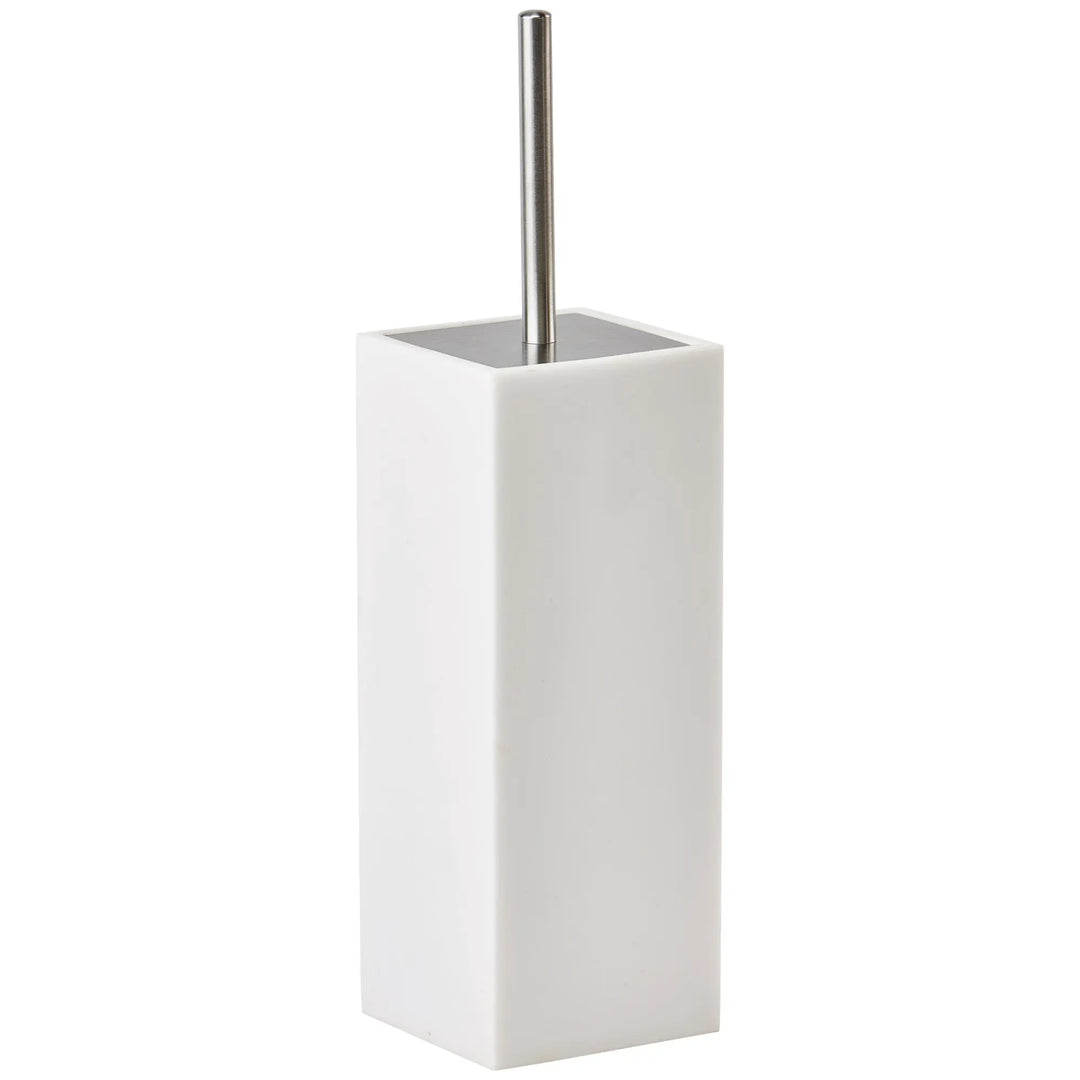 Hvid toiletbørste