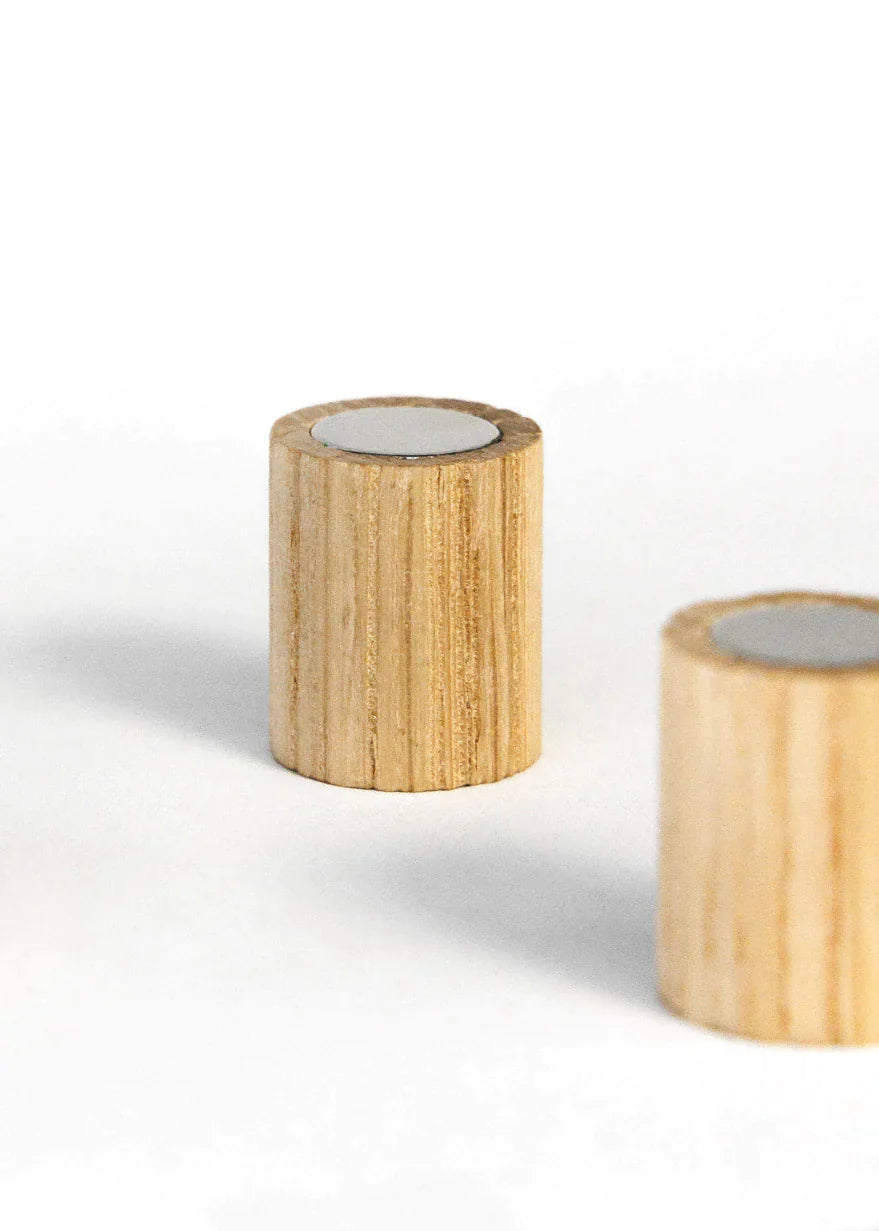 Ela magnet i trä 4 st.