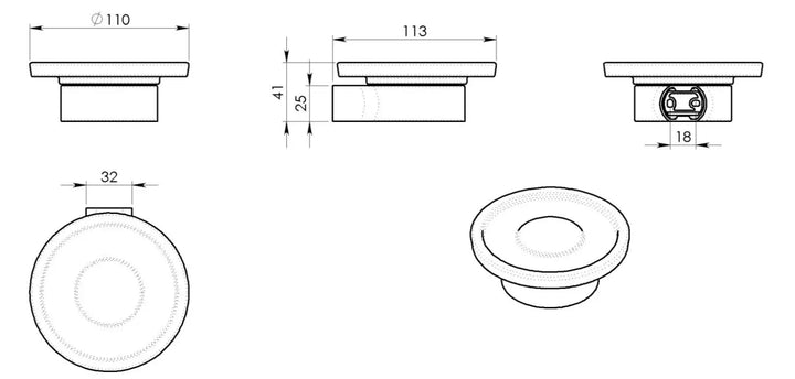 PIREN Tvålkopp - Svart