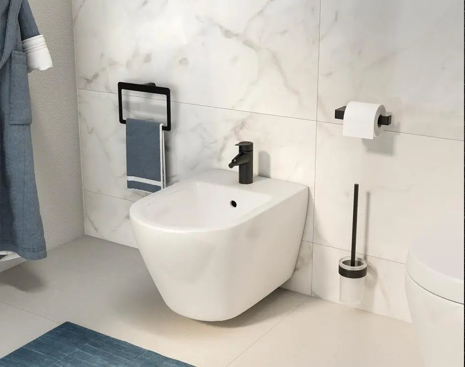 PIREN toalettpappershållare - Svart