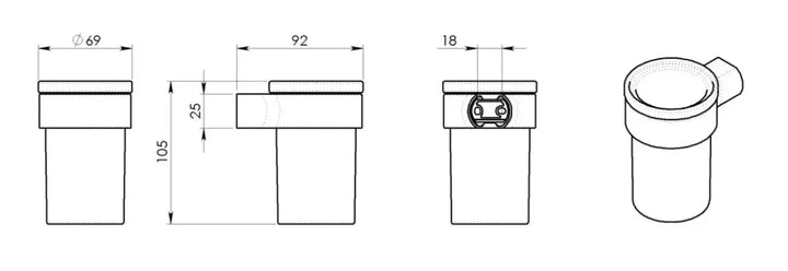 Piren tandmugg - Vit
