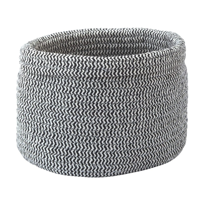 Opbevaringskurv i flot design - sort