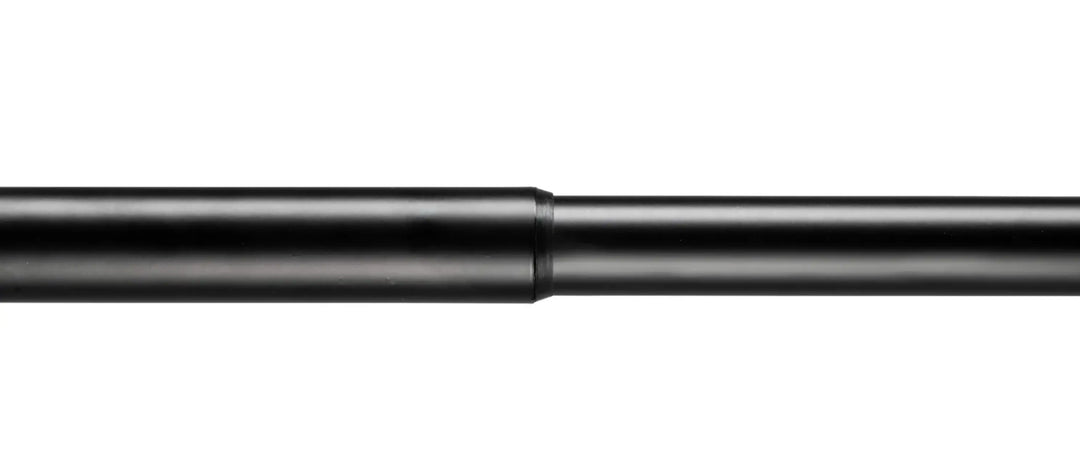 Svart teleskopstång - max 229 cm