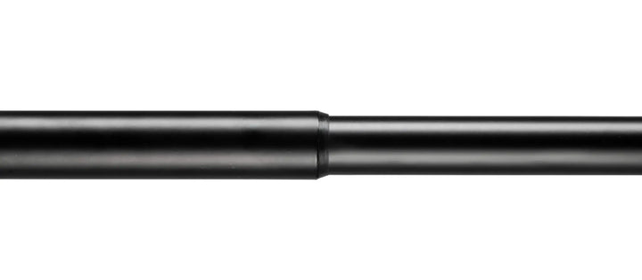 Svart teleskopstång - max 229 cm