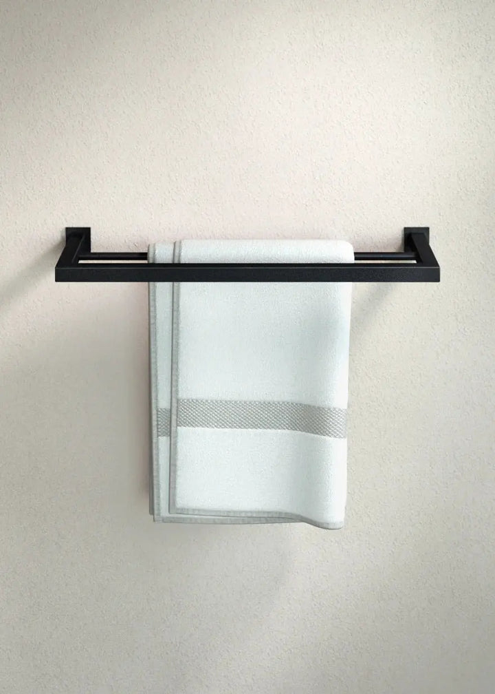 Sort håndklædestang