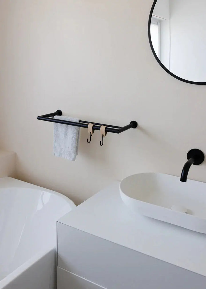 Dobbelt håndklædestang metallbude