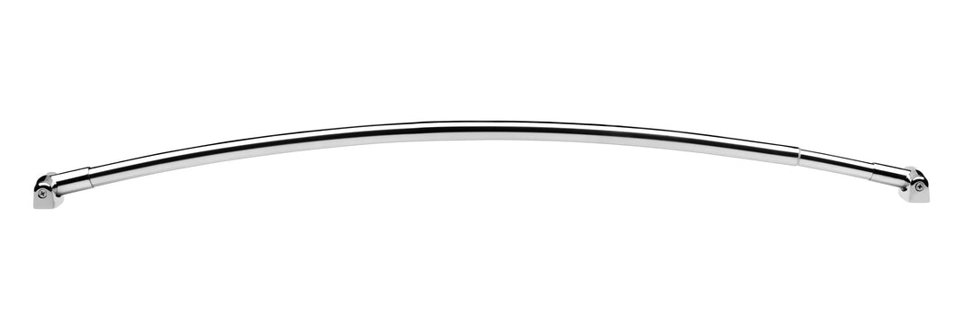 Teleskopisk gardinstång böjd - max 185 cm