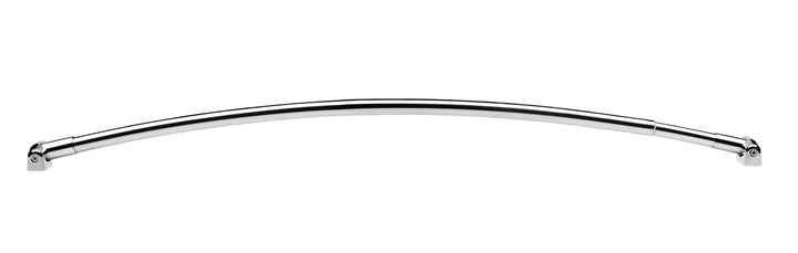 Teleskopisk gardinstång böjd - max 185 cm