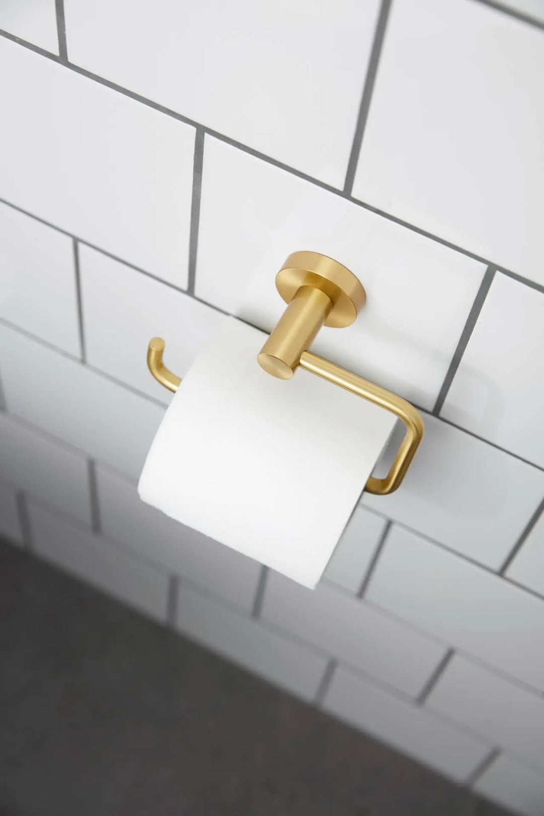 Toalettpappershållare - Mässing