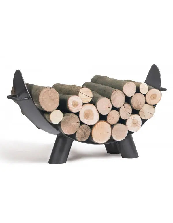 Udendørs brændeholder