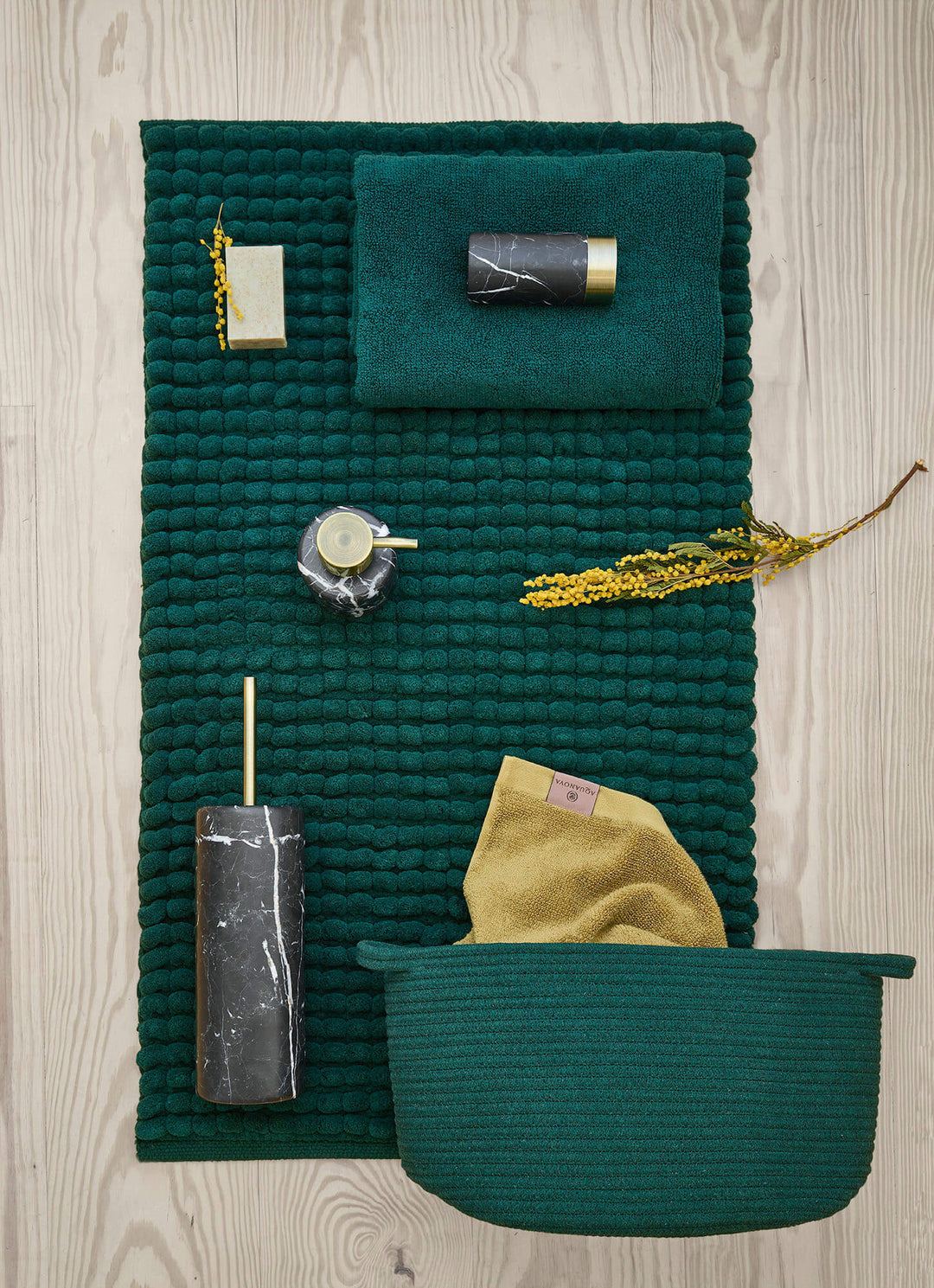 Skridsikker bademåtte, stor bademåtte, rund bademåtte, lille bademåtte