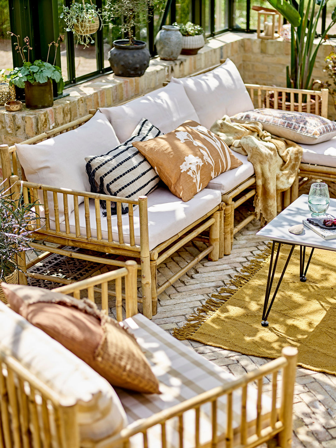 Korfu Modul Sofa Venstre Hjørne, Natur, Bambus