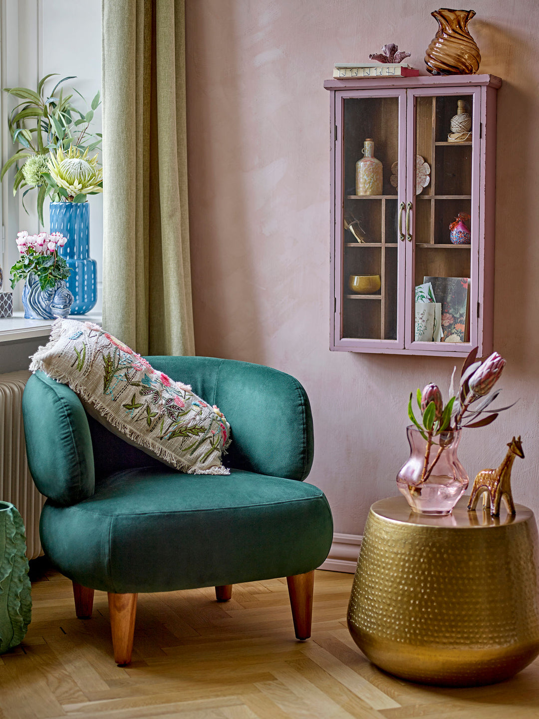 Avola Sofabord, Brass, Metal