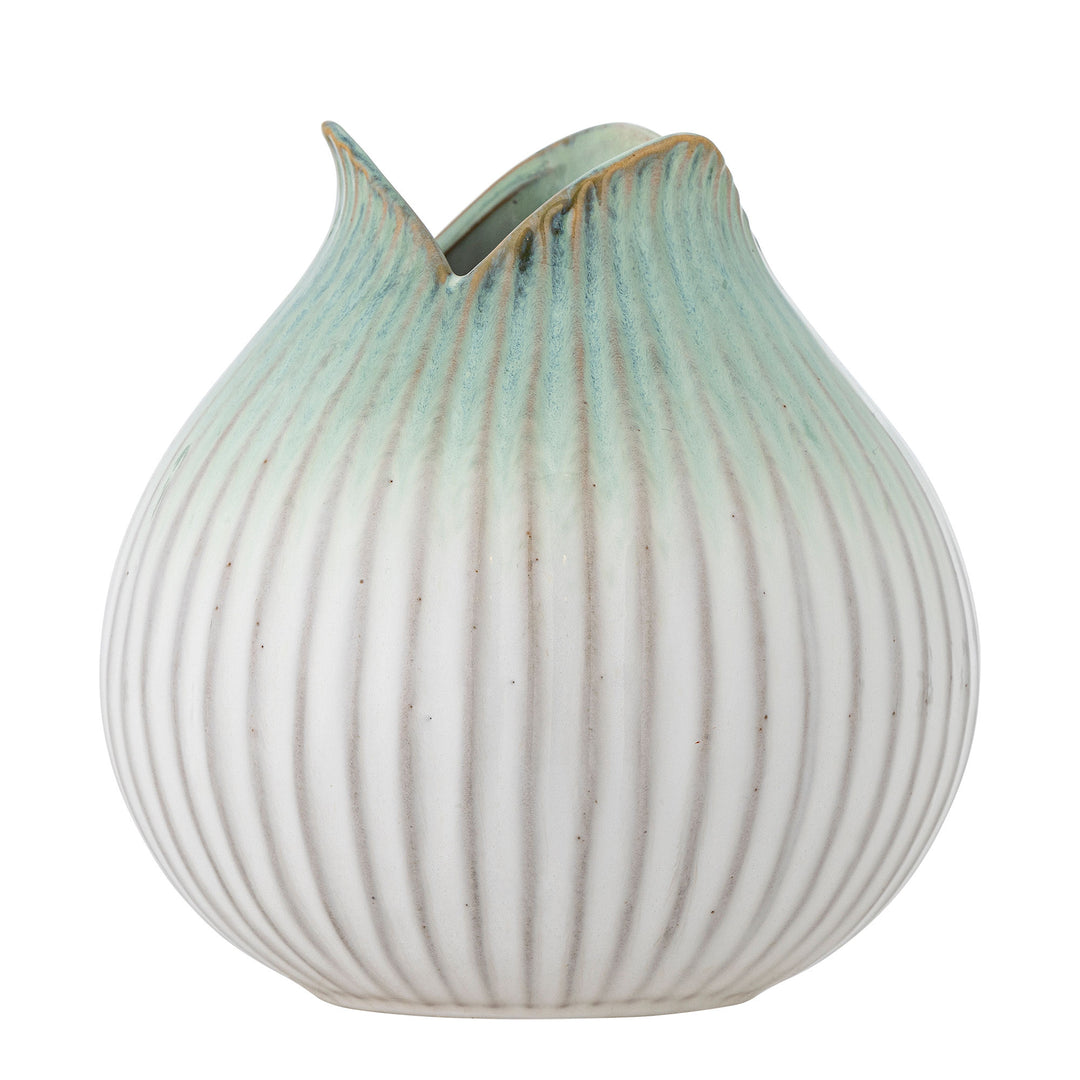 Skylar Vase, Grøn, Stentøj