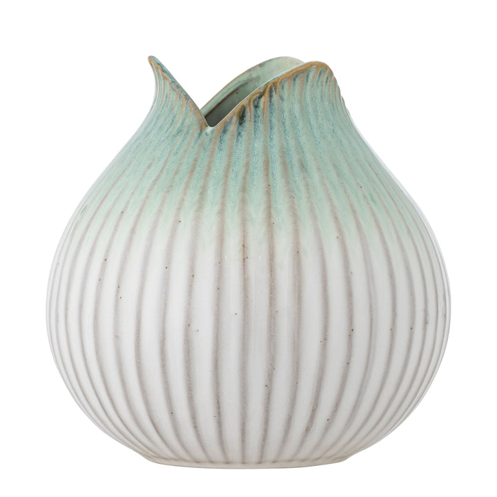 Skylar Vase, Grøn, Stentøj