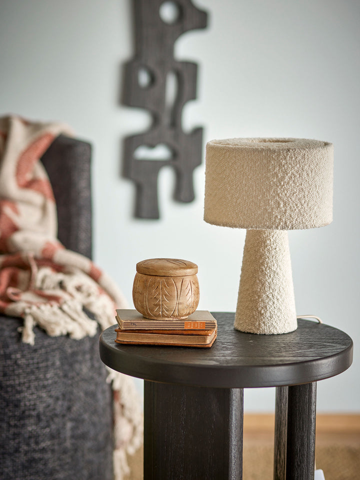 Emmie Bordlampe, Hvid, Polyester