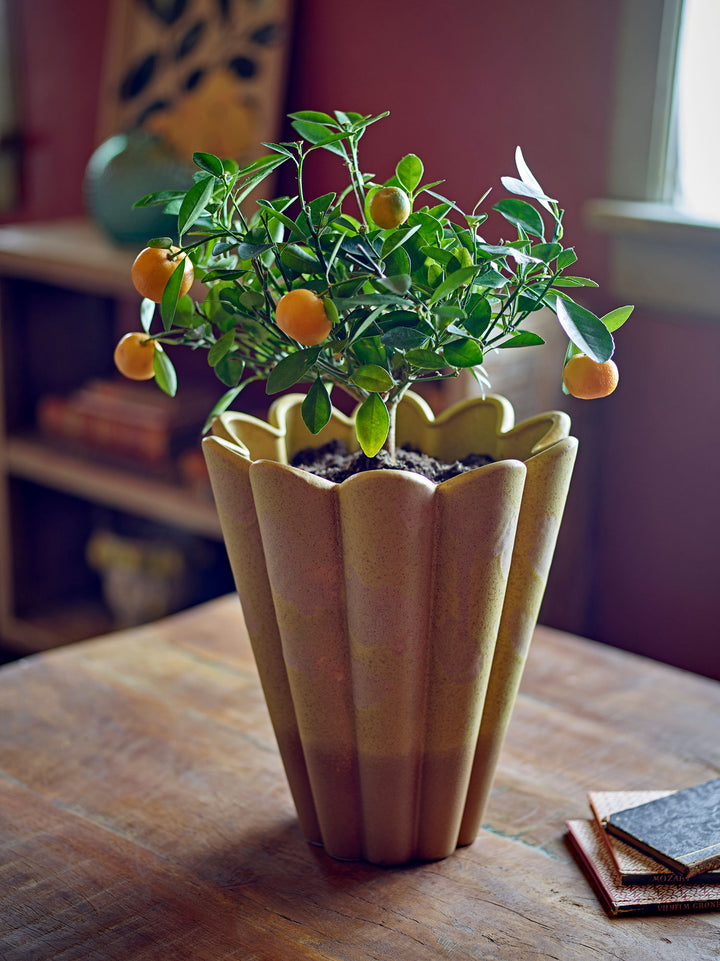 Penn Vase, Gul, Stentøj