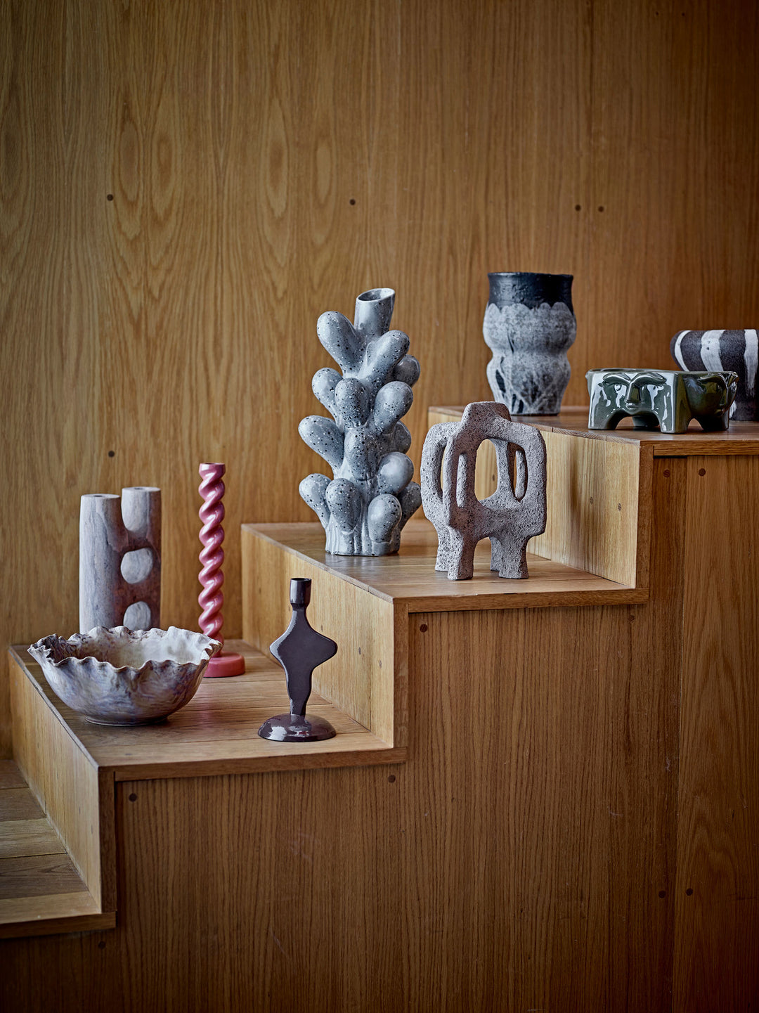 Innes Vase, Blå, Stentøj