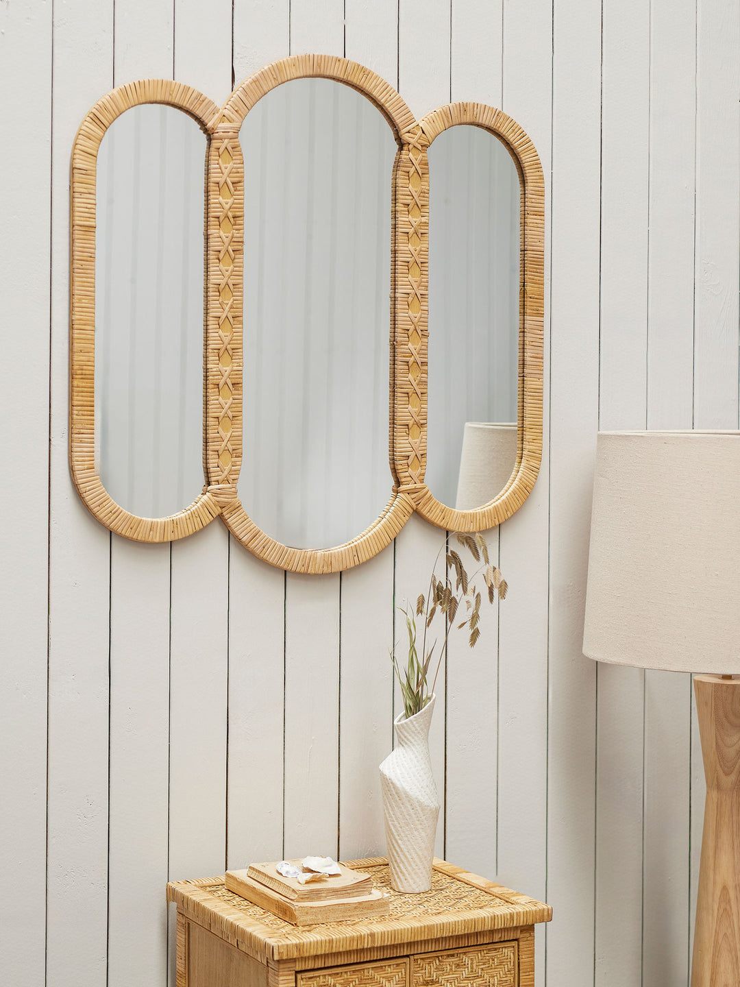 Cardiz Vægspejl, Natur, Rattan