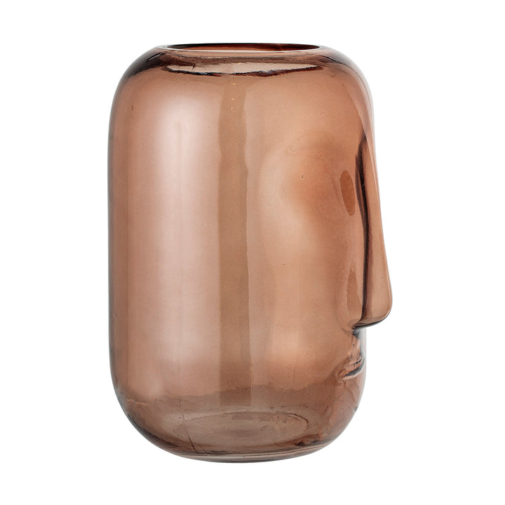 Amida Vase, Brun, Glas