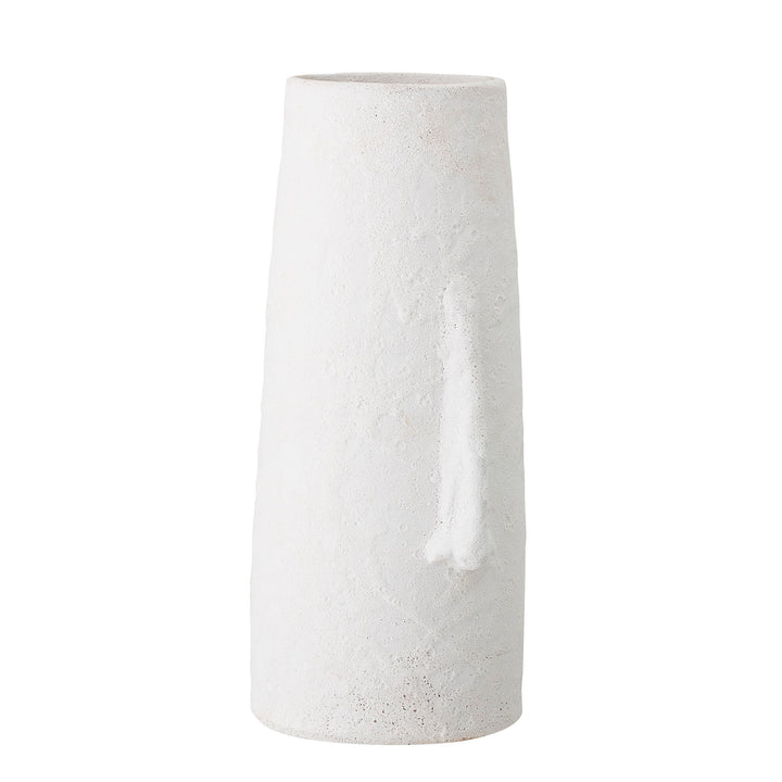 Berican Deko Vase, Hvid, Terrakotta