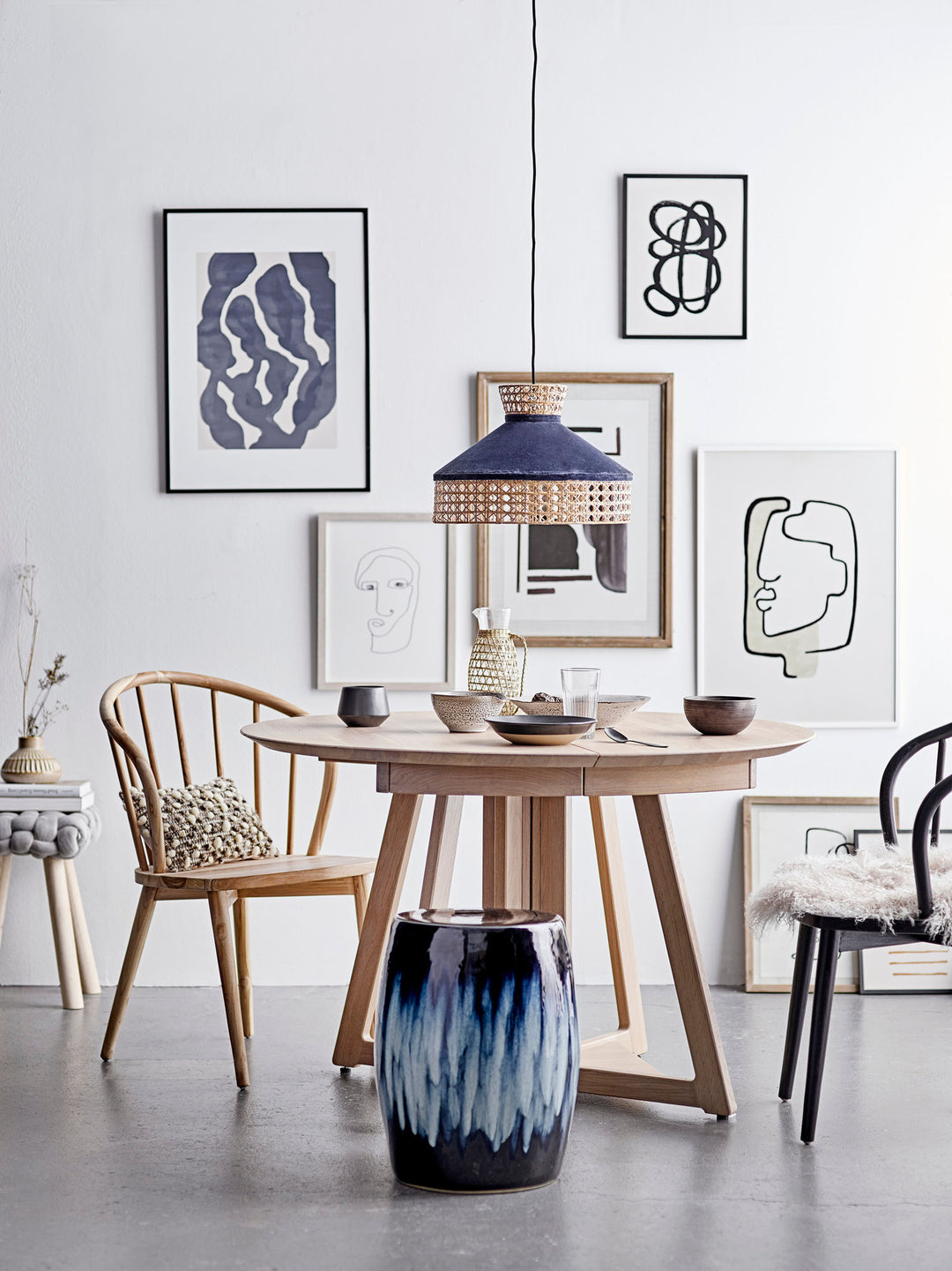 Owen Spisebord m/udtræk, Natur, FSC® 100%, Eg