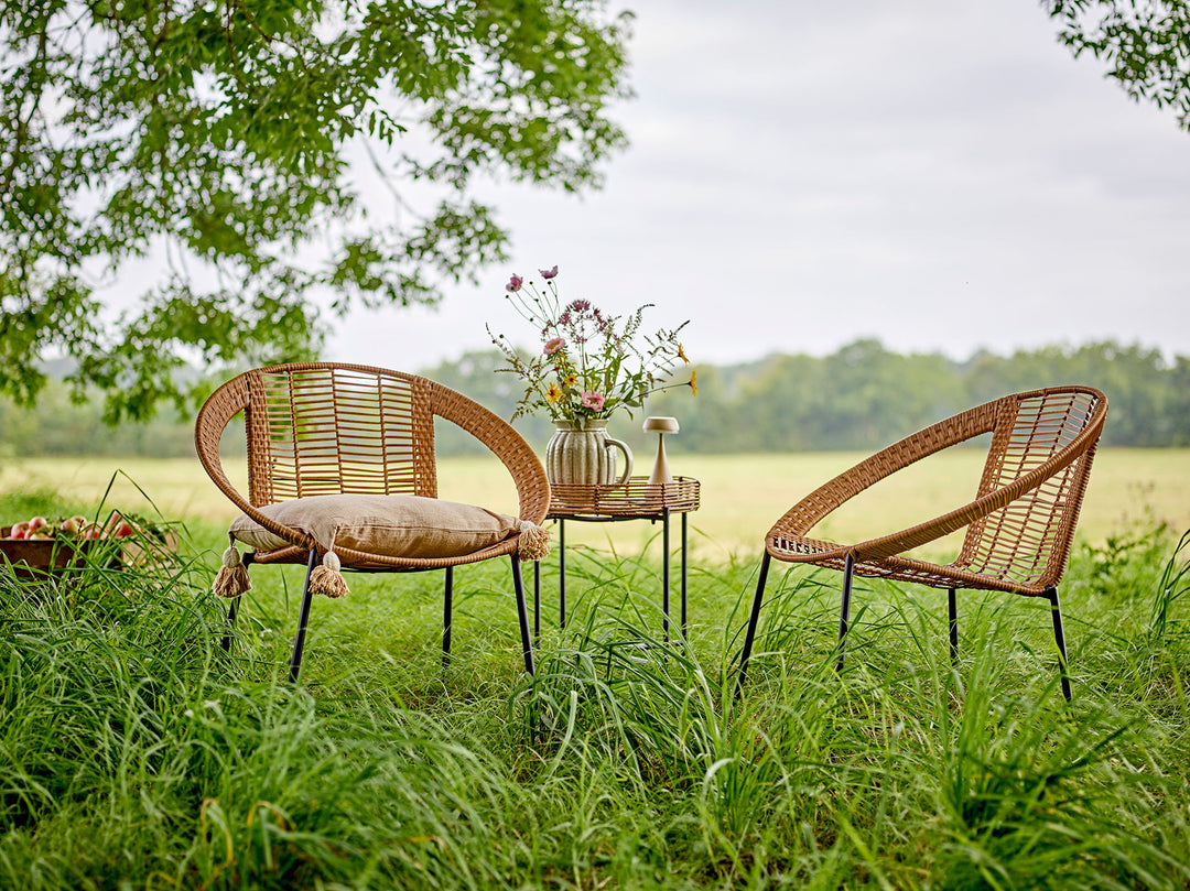 Dudine Lounge sæt, Natur, Polyrattan