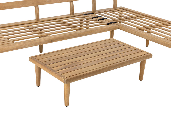 Cesano Lounge sæt, Natur, FSC®100%, Acacia