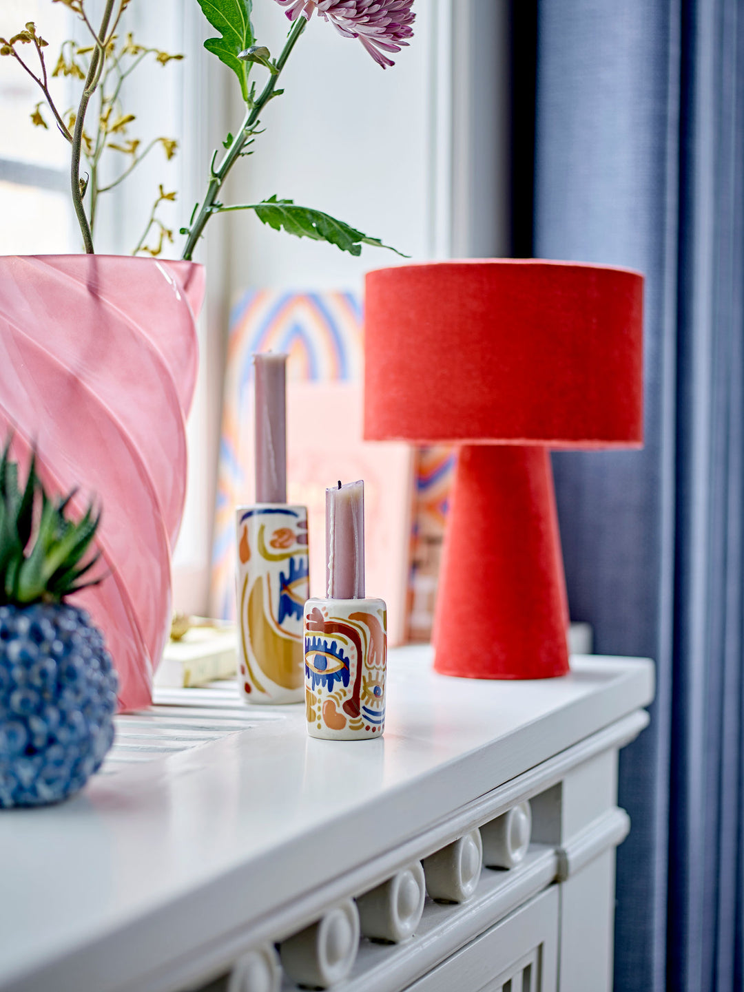 Callo Vase, Rosa, Glas