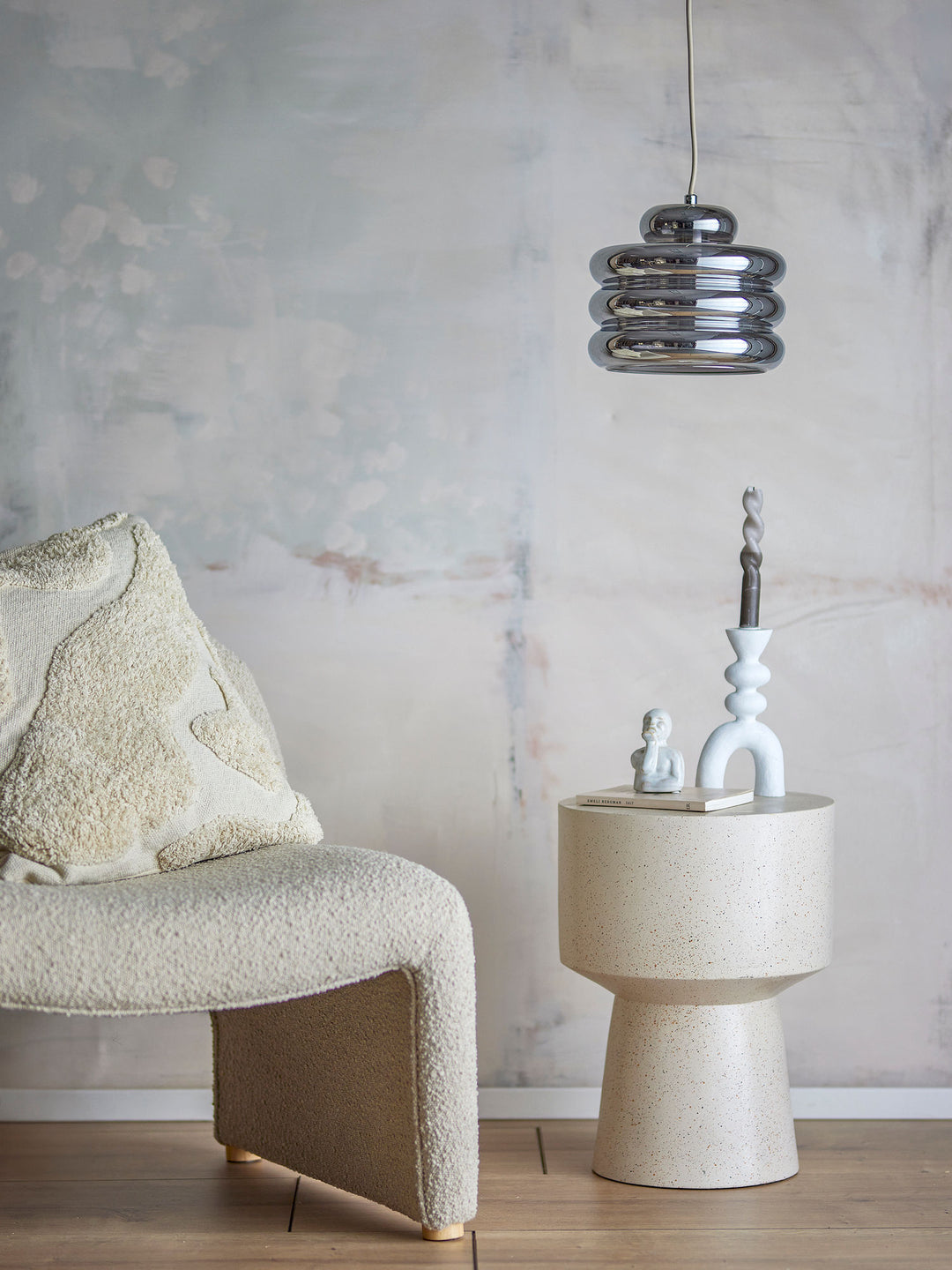 Spike Pendel, Sølv, Glas