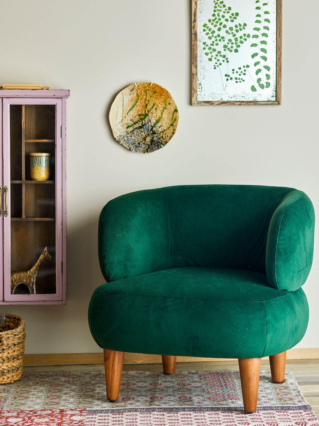 Ruperta Loungestol, Grøn, Polyester