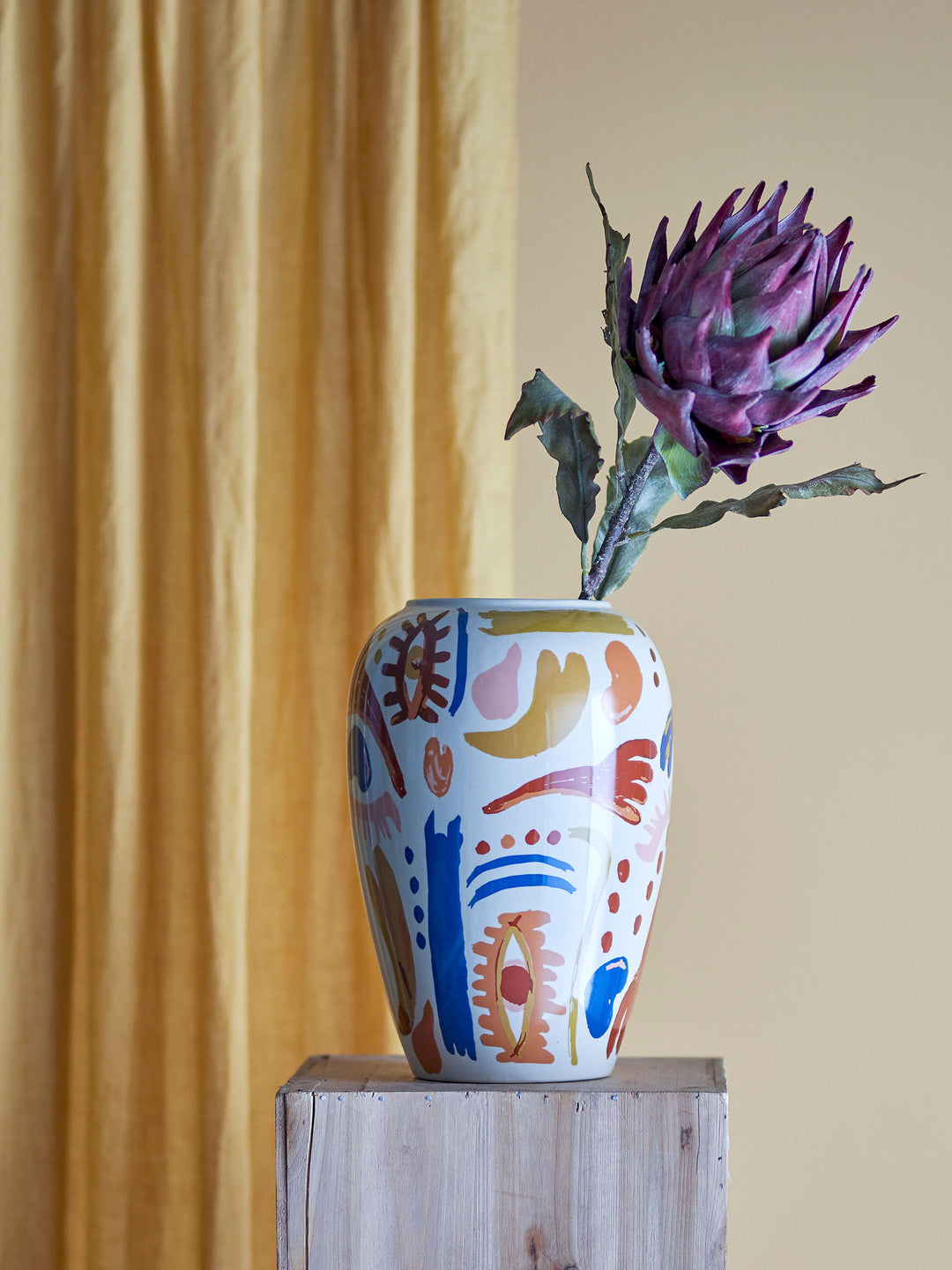 Horus Vase, Multifarvet, Stentøj