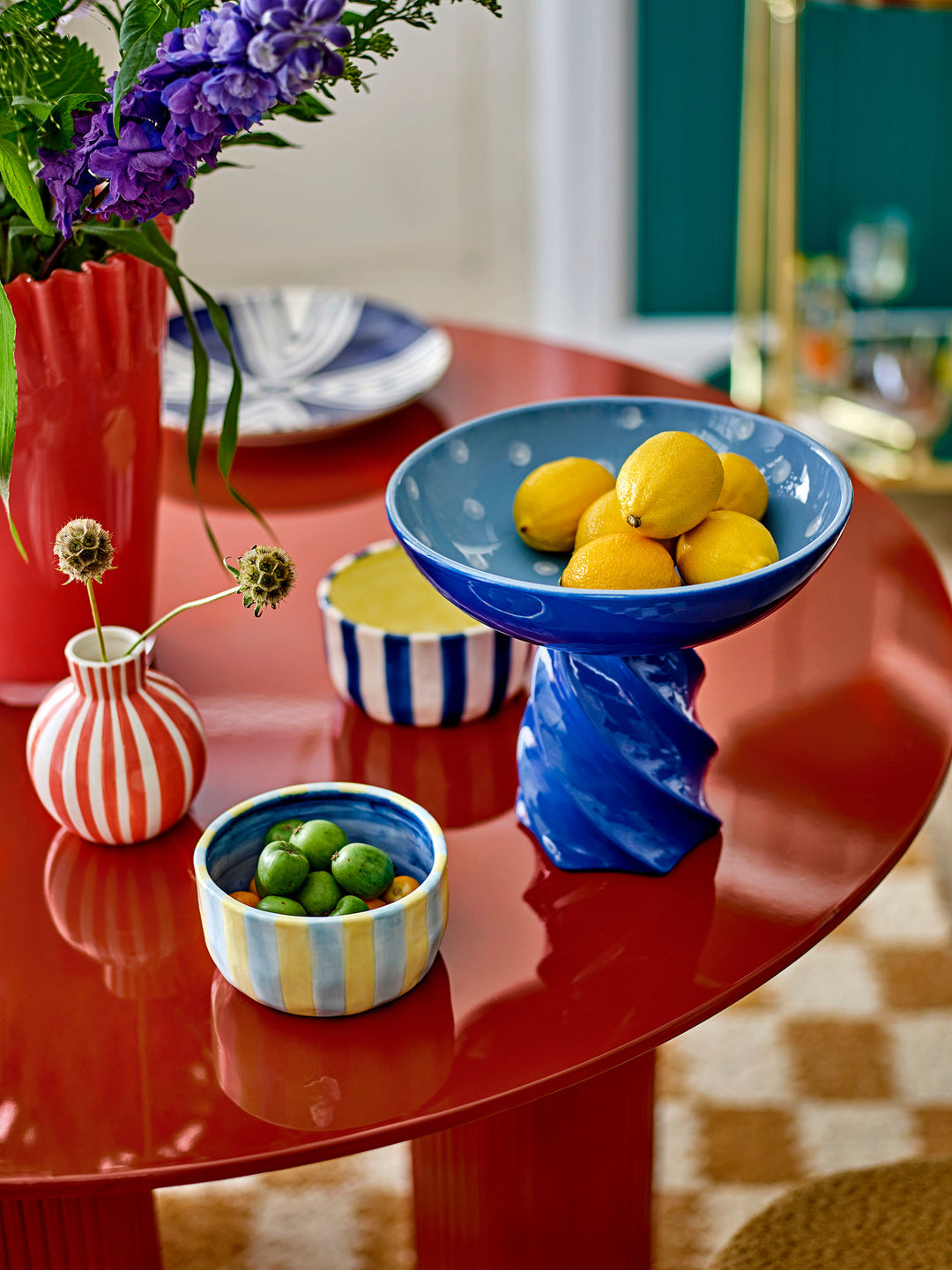 Della Spisebord, Rød, FSC®100%, MDF