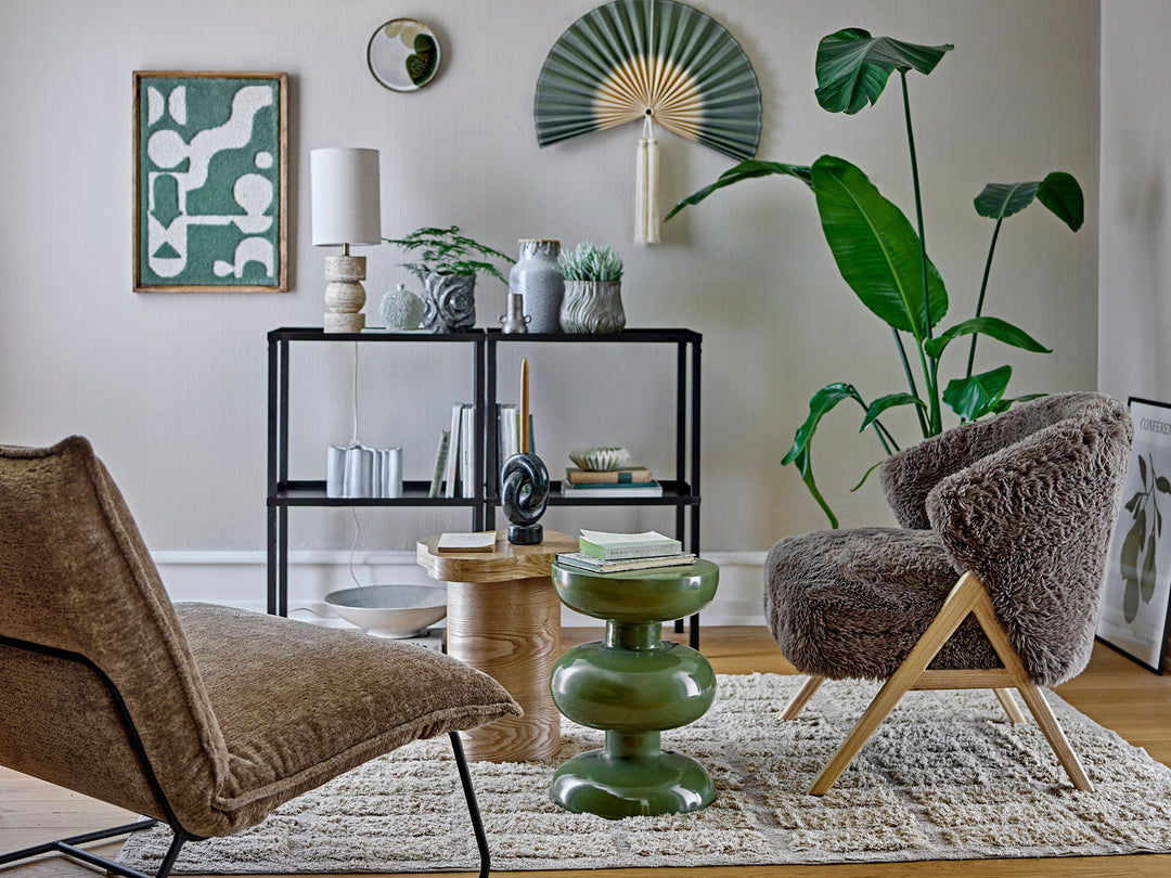 Alba Sidebord, Grøn, Metal