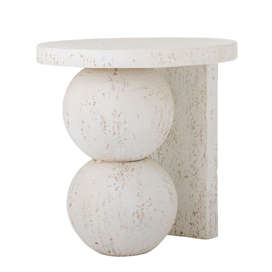 Tally Sidebord, Hvid, Resin