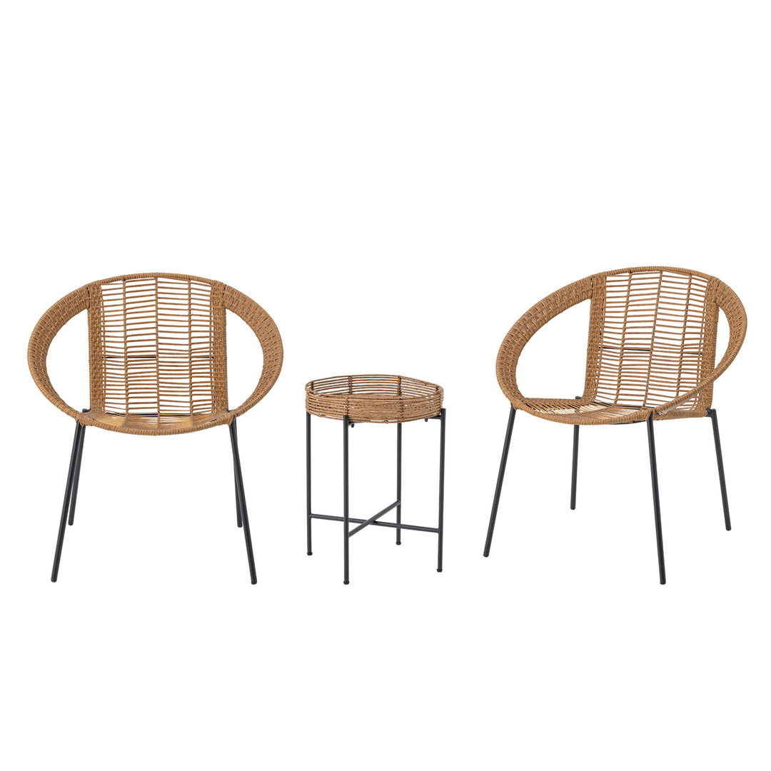 Dudine Lounge sæt, Natur, Polyrattan