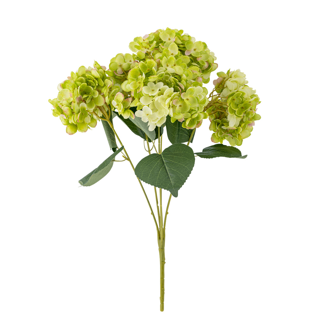 Hydrangea Stilk, Hvid, Kunstige Blomster